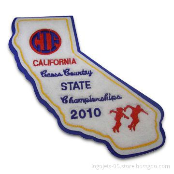 Embroidered Chenille Patches, Cutomized Logos are Welcome